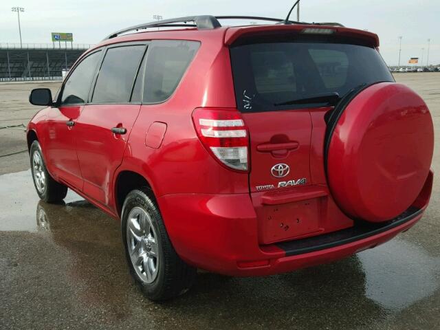 JTMZF33V895008071 - 2009 TOYOTA RAV4 RED photo 3