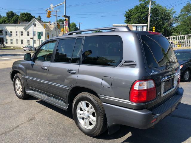 JTJHT00W043547270 - 2004 LEXUS LX 470 GRAY photo 3