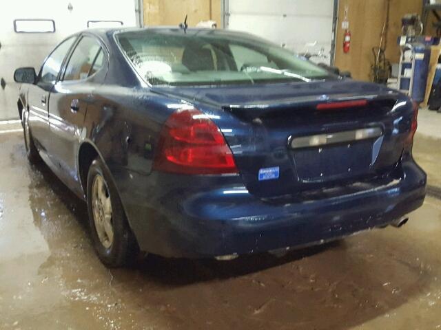 2G2WP552771221028 - 2007 PONTIAC GRAND PRIX Синій фото 3