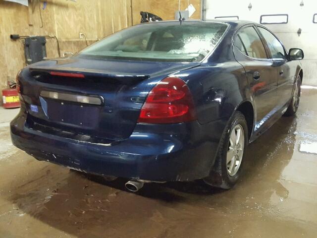 2G2WP552771221028 - 2007 PONTIAC GRAND PRIX Синій фото 4