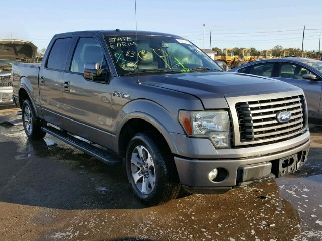 1FTEW1C80AKE26059 - 2010 FORD F150 SUPER GRAY photo 1