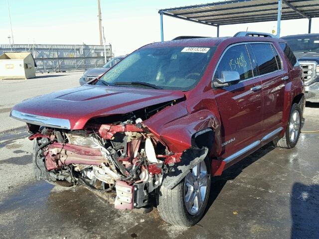 2GKALREK6G6289854 - 2016 GMC TERRAIN DE MAROON photo 2