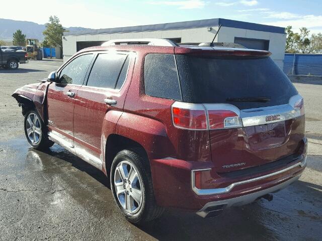 2GKALREK6G6289854 - 2016 GMC TERRAIN DE MAROON photo 3