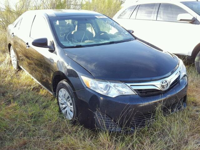 4T1BF1FK8CU164899 - 2012 TOYOTA CAMRY BASE BLACK photo 1