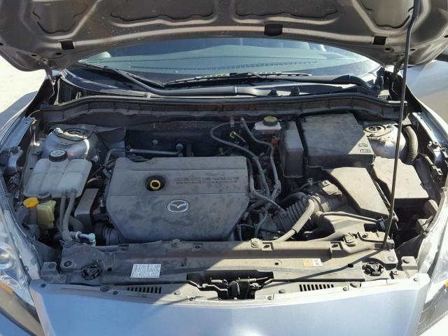 JM1BL1TF8D1752907 - 2013 MAZDA 3 I SILVER photo 7