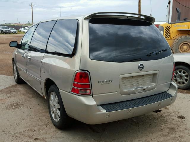 2MRDA22296BJ04192 - 2006 MERCURY MONTEREY L GOLD photo 3