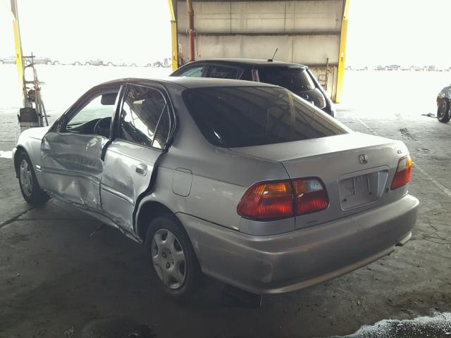 2HGEJ6614YH564099 - 2000 HONDA CIVIC BASE SILVER photo 3