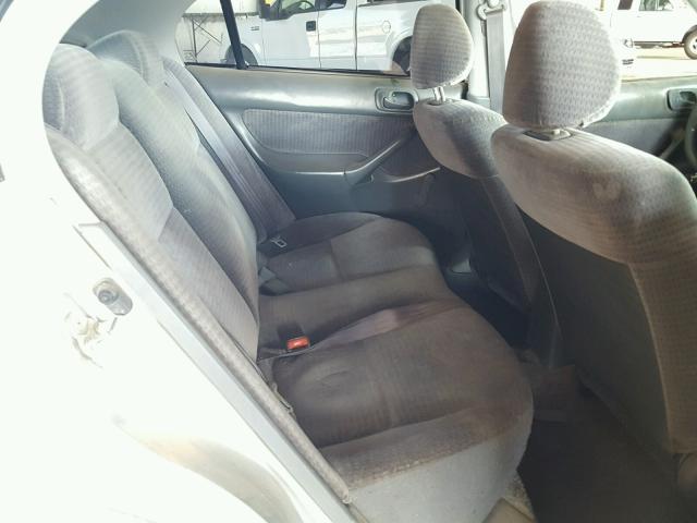 2HGEJ6614YH564099 - 2000 HONDA CIVIC BASE SILVER photo 6