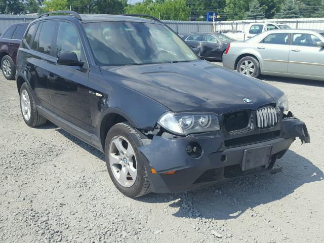 WBXPC934X7WF06036 - 2007 BMW X3 3.0SI BLACK photo 1