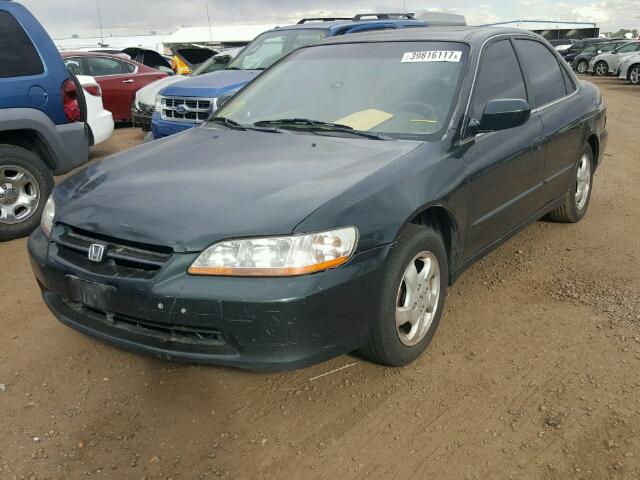 JHMCG5662YC008563 - 2000 HONDA ACCORD EX GREEN photo 2