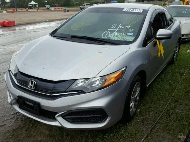 2HGFG3B52EH508152 - 2014 HONDA CIVIC SILVER photo 2