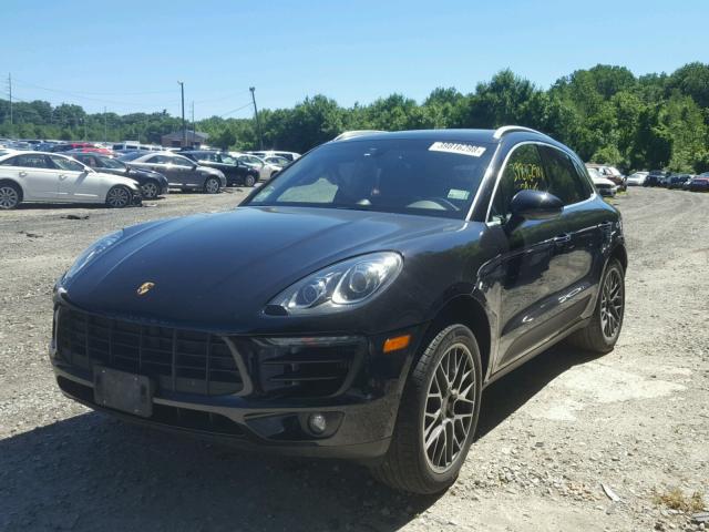 WP1AB2A59FLB41563 - 2015 PORSCHE MACAN S BLACK photo 2