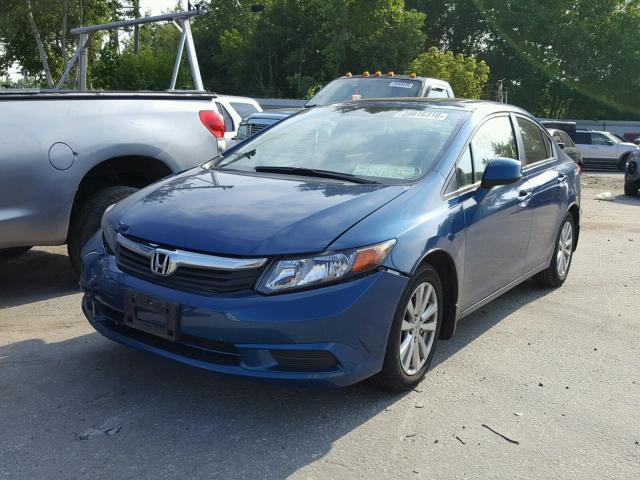 19XFB2F92CE000213 - 2012 HONDA CIVIC EXL 蓝色 照片 2