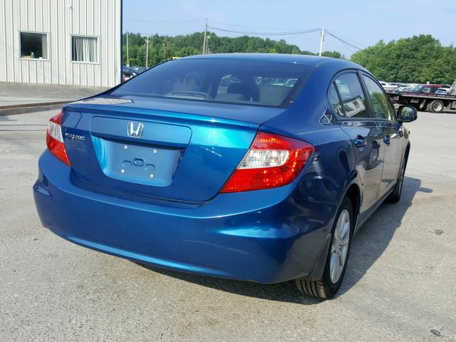 19XFB2F92CE000213 - 2012 HONDA CIVIC EXL 蓝色 照片 4