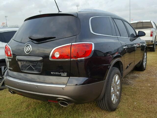 5GAKRBED5BJ390310 - 2011 BUICK ENCLAVE CX BLACK photo 4