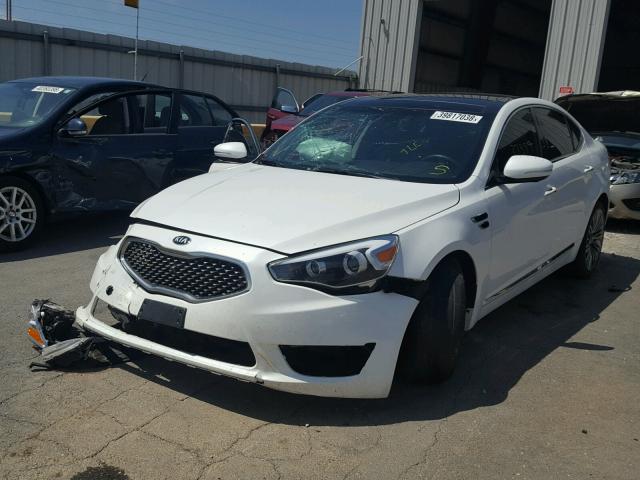 KNALN4D77F5194662 - 2015 KIA CADENZA PR WHITE photo 2