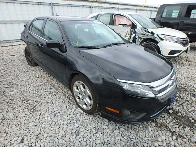 3FAHP0HA4AR371455 - 2010 FORD FUSION SE BLACK photo 1