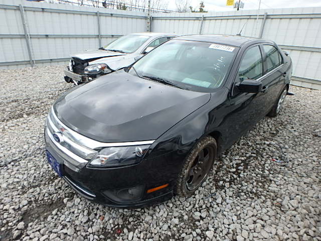 3FAHP0HA4AR371455 - 2010 FORD FUSION SE BLACK photo 2