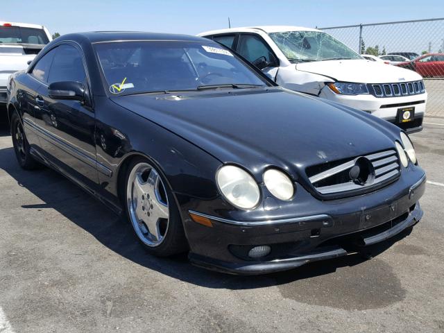 WDBPJ73J02A019328 - 2002 MERCEDES-BENZ CL 55 AMG BLACK photo 1