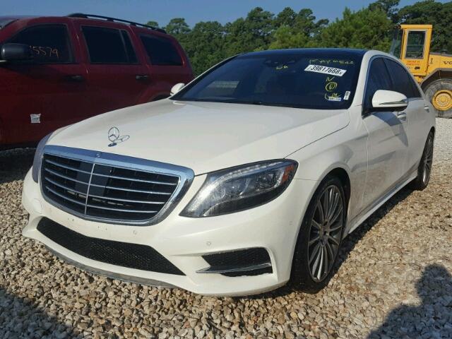 WDDUG8CB5HA321570 - 2017 MERCEDES-BENZ S 550 WHITE photo 2