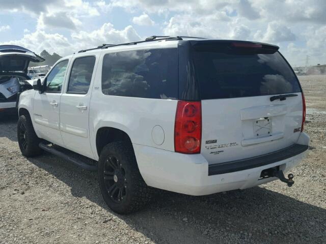 1GKFK36389R223407 - 2009 GMC YUKON XL K WHITE photo 3