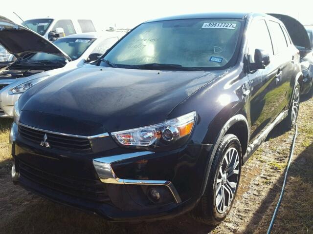 JA4AP3AU2HZ017225 - 2017 MITSUBISHI OUTLANDER BLACK photo 2