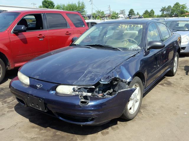 1G3NL52EX4C167604 - 2004 OLDSMOBILE ALERO GL BLUE photo 2