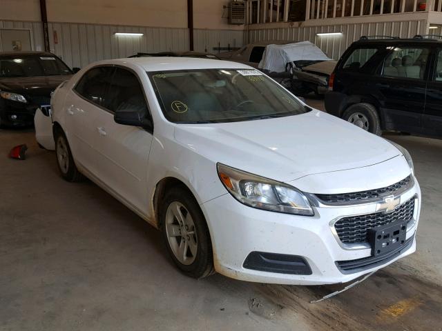 1G11B5SL4EF266346 - 2014 CHEVROLET MALIBU LS WHITE photo 1