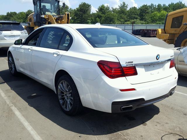 WBAYF8C53DD140725 - 2013 BMW 750LI XDRI WHITE photo 3