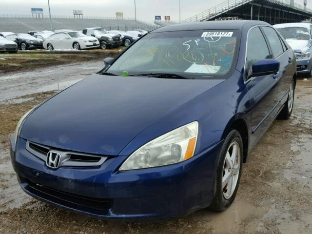 1HGCM56745A059574 - 2005 HONDA ACCORD BLUE photo 2