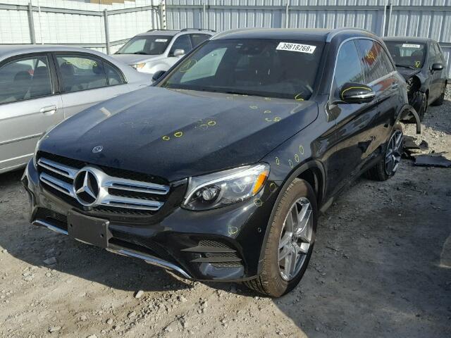 WDC0G4KB5JV076328 - 2018 MERCEDES-BENZ GLC 300 4M BLACK photo 2