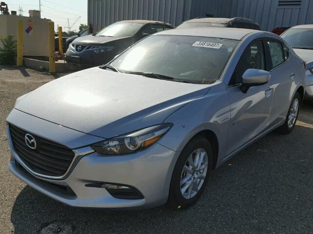 3MZBN1U7XHM132566 - 2017 MAZDA 3 SILVER photo 2