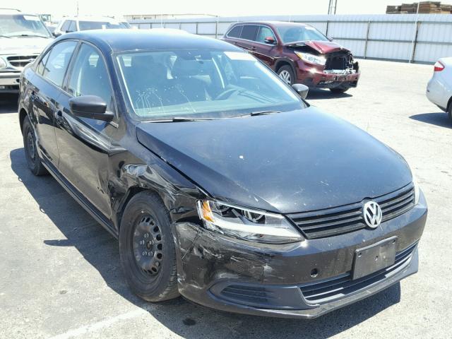 3VW2K7AJ8DM382376 - 2013 VOLKSWAGEN JETTA BASE Սև լուսանկար 1