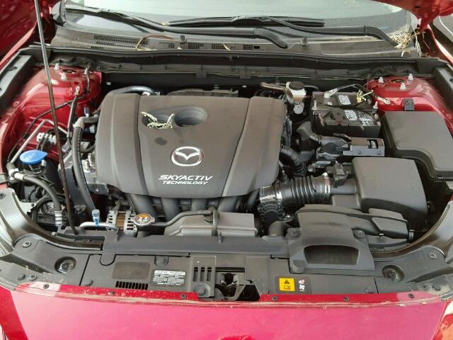 3MZBN1V70HM116939 - 2017 MAZDA 3 RED photo 7