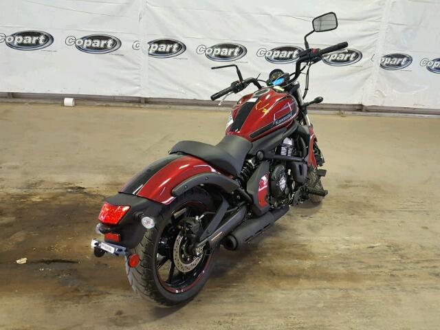 JKAENED16HDA00691 - 2017 KAWASAKI EN650 D RED photo 4