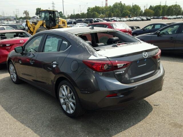 3MZBN1V74HM122596 - 2017 MAZDA 3 GRAY photo 3