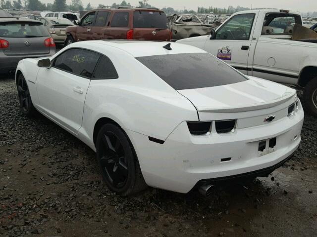 2G1FK1EJ5A9182693 - 2010 CHEVROLET CAMARO SS WHITE photo 3