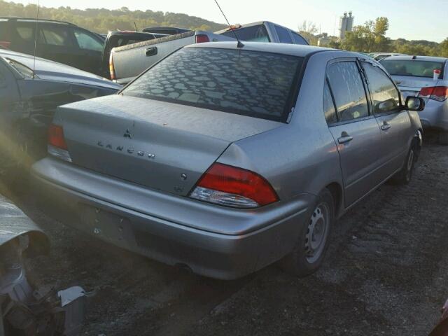 JA3AJ26E43U056678 - 2003 MITSUBISHI LANCER ES SILVER photo 4