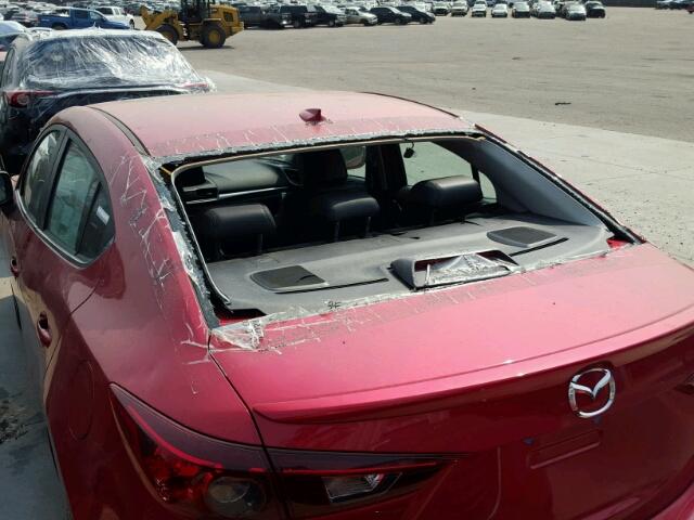 3MZBN1V75HM123563 - 2017 MAZDA 3 RED photo 9