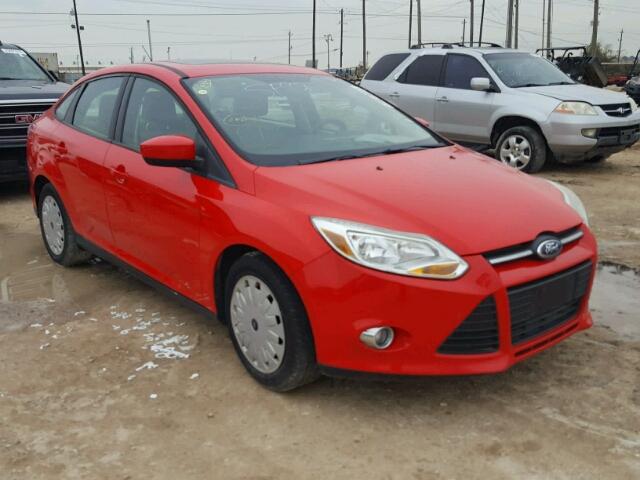 1FAHP3F26CL249954 - 2012 FORD FOCUS SE RED photo 1