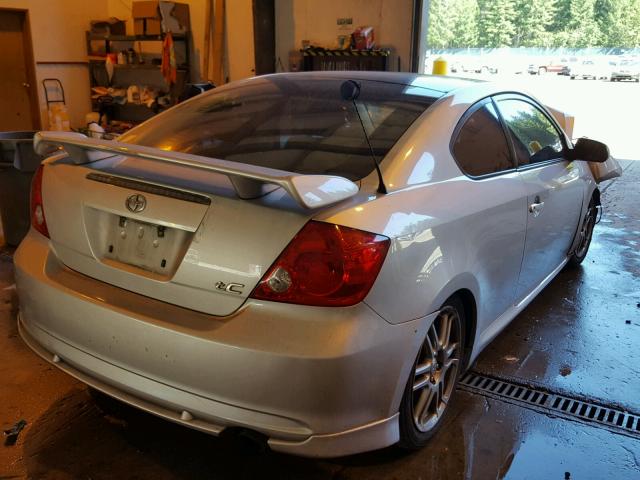 JTKDE177570192451 - 2007 TOYOTA SCION TC 银色 照片 4