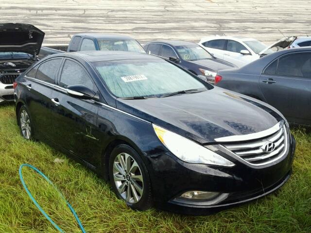 5NPEC4AC6EH812040 - 2014 HYUNDAI SONATA SE BLACK photo 1