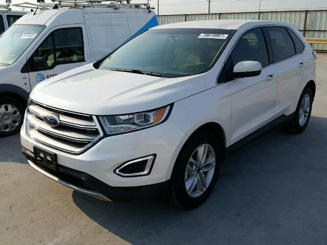 2FMPK3J89HBB42884 - 2017 FORD EDGE WHITE photo 2