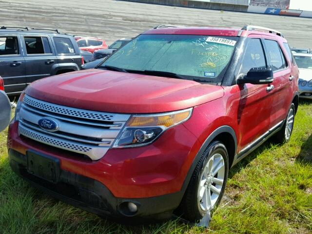 1FMHK7D84BGA60939 - 2011 FORD EXPLORER RED photo 2