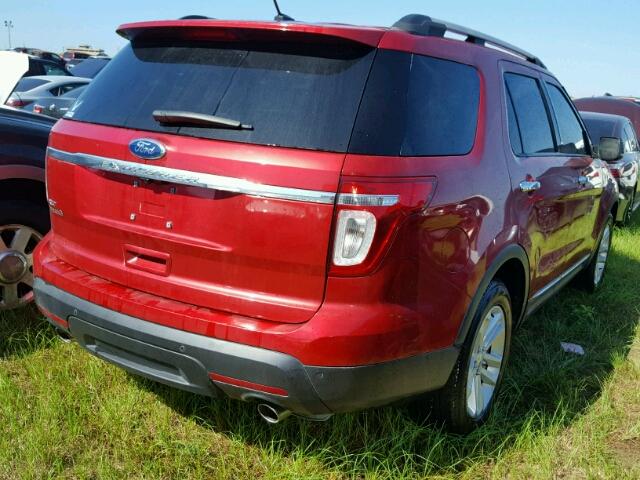 1FMHK7D84BGA60939 - 2011 FORD EXPLORER RED photo 4