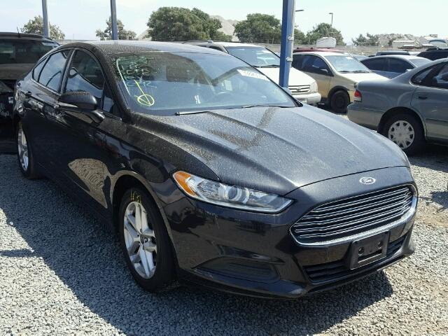 3FA6P0HR5DR273603 - 2013 FORD FUSION BLACK photo 1