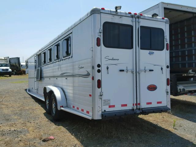 13SAJ4220A1AA8352 - 2010 SUND HORSE TRLR SILVER photo 3