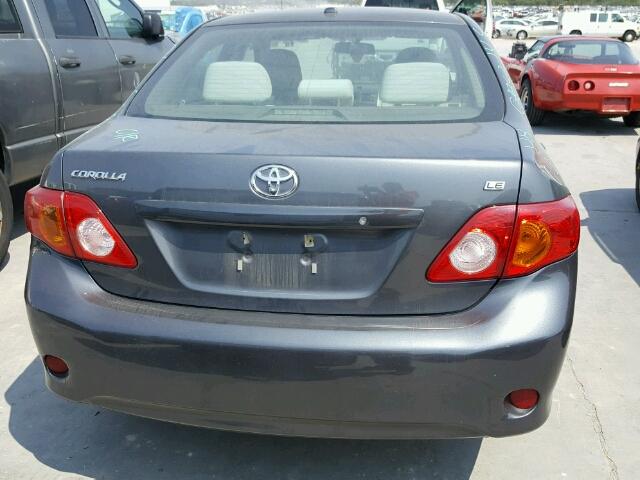 2T1BU4EE1AC530106 - 2010 TOYOTA COROLLA/S/ CHARCOAL photo 9