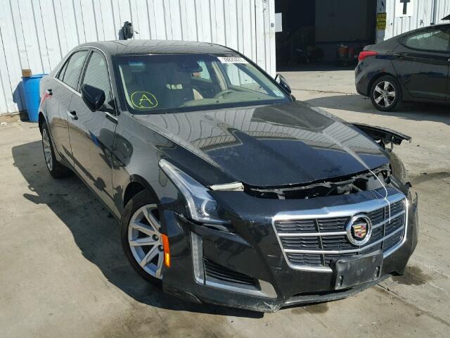 1G6AX5S37E0180351 - 2014 CADILLAC CTS BLACK photo 1