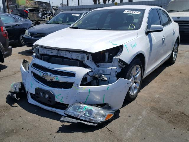 1G11D5RR1DF101535 - 2013 CHEVROLET MALIBU 1LT თეთრი ფოტო 2